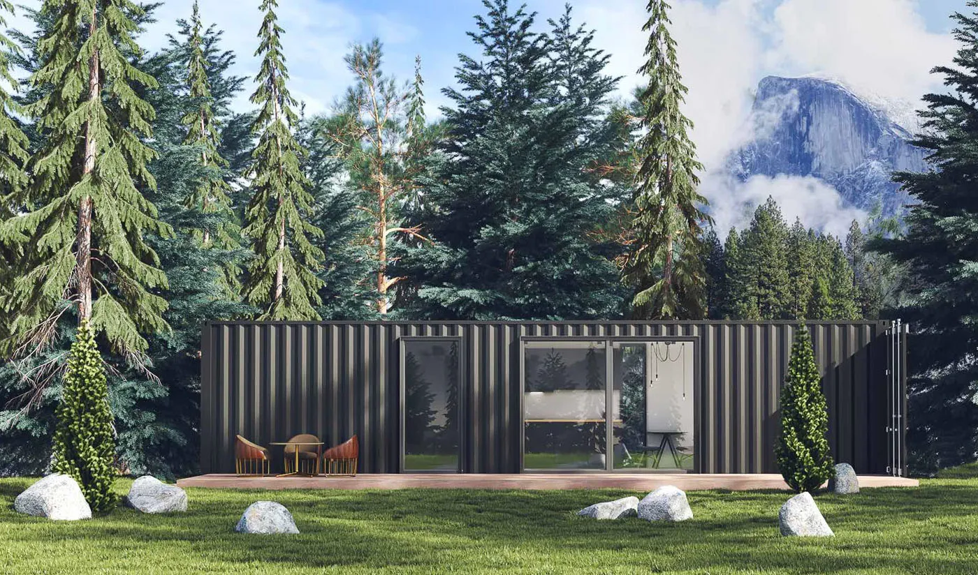 Garden House Ireland Cabin Roisin 40ft Container Home