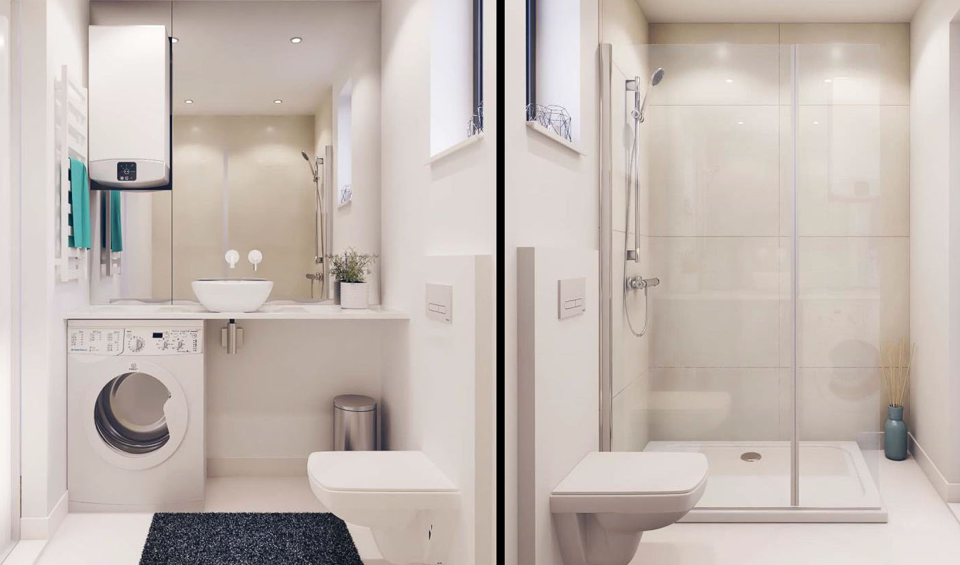 40ft Container Garden Home Bathroom